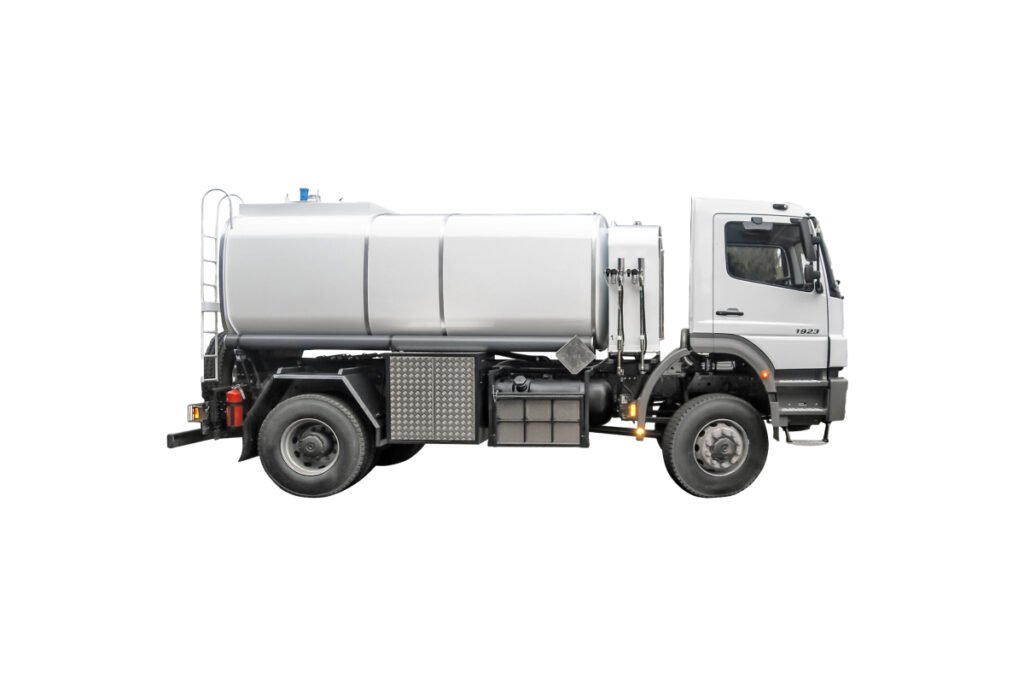 Tank truck for fuel
